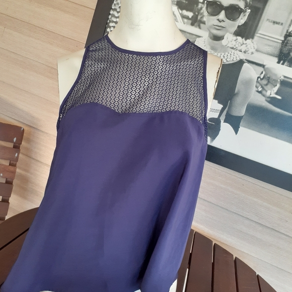 BSK Bershka Sleeveless Crop Blouse Size Large - Picture 6 of 9